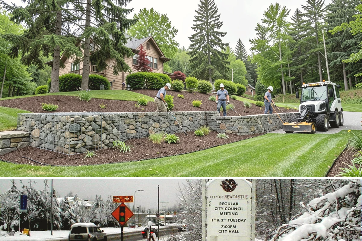Stamped Concrete in Newcastle, King County, WA - Stamping requires warm, dry days for proper timing and imprinting, making summer and early fall the most reliable seasons in the...