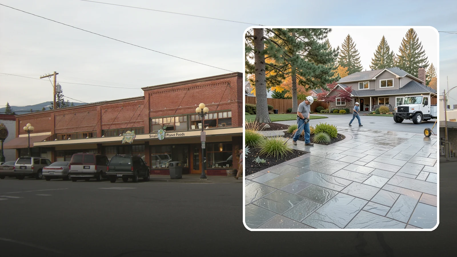 Stamped Concrete in Sedro-Woolley, Skagit County, WA - We create stamped concrete that mimics natural stone, brick, or slate while resisting Pacific Northwest weathering.