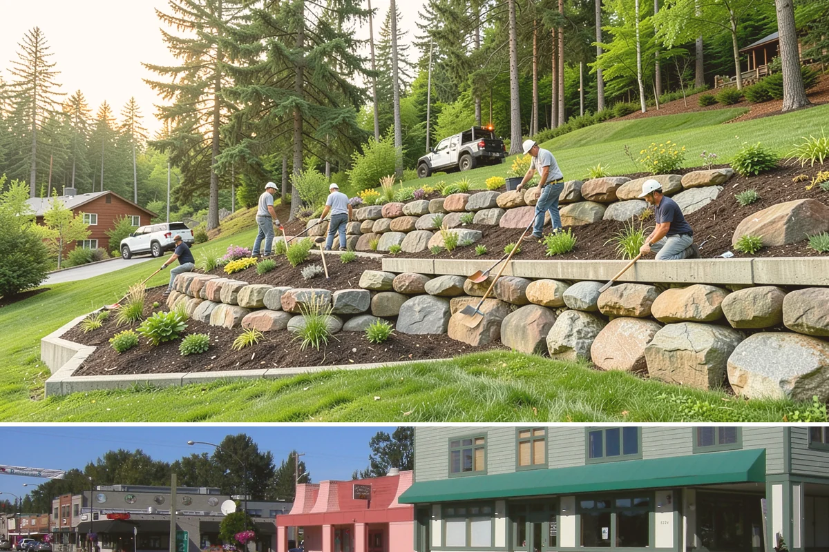 Stamped Concrete in Snoqualmie, King County, WA - Stamping requires warm, dry days for proper timing and imprinting, making summer and early fall the most reliable seasons in the...