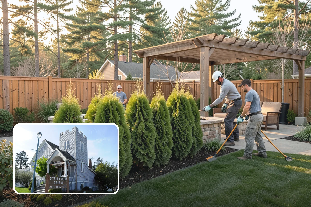 Stamped Concrete in Steilacoom, Pierce County, WA - Authentic stone, brick, or slate appearance in one seamless slab