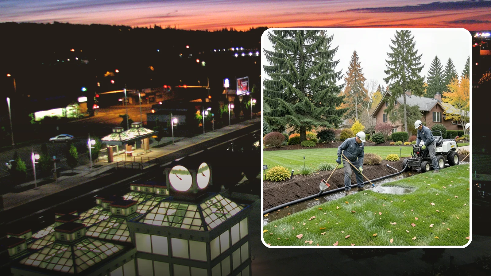 Standing Water Solutions in Auburn, King County, WA - We diagnose and correct persistent standing water using the right mix of grading, drains, and infiltration for your specific site.