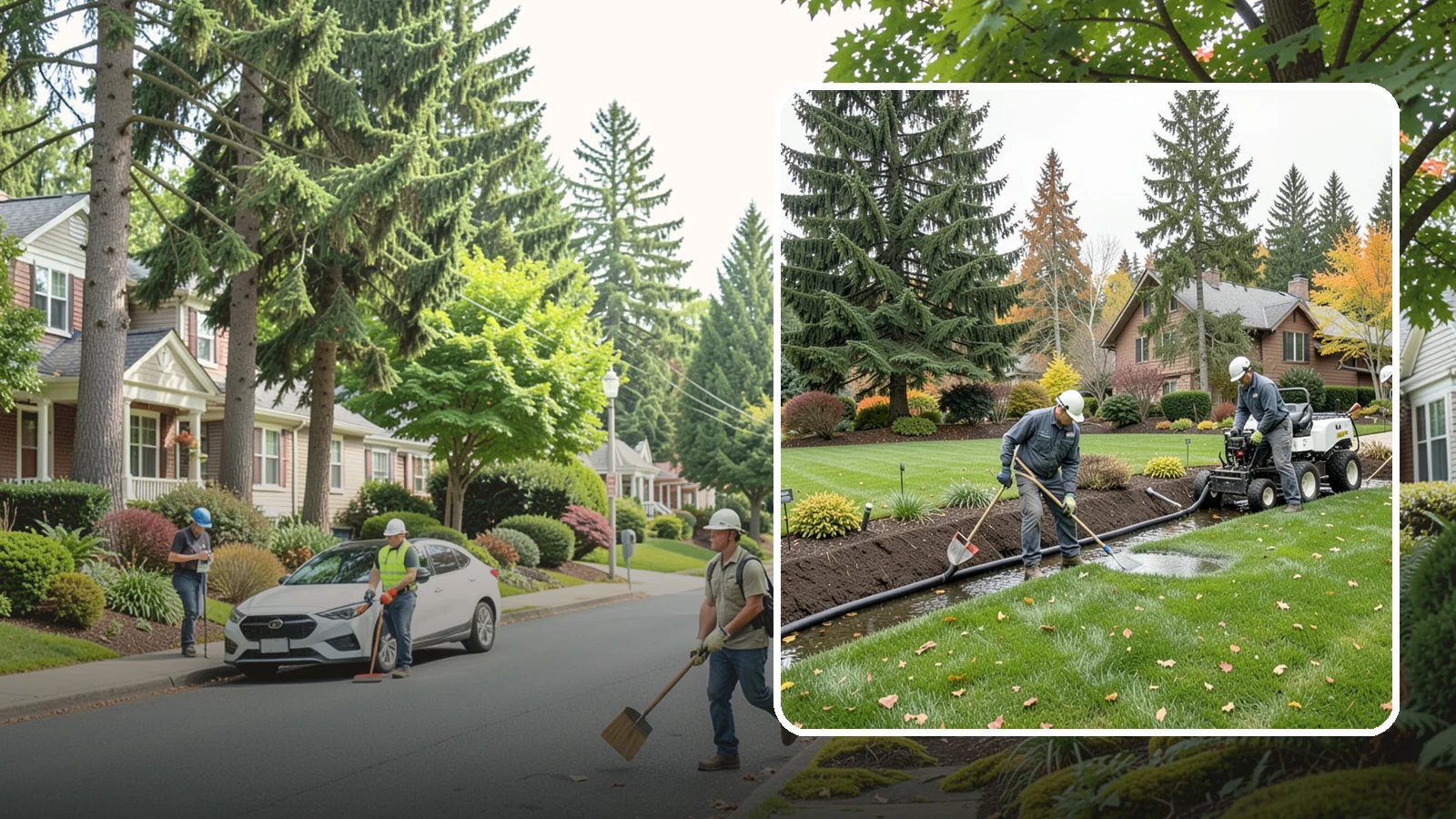 Standing Water Solutions in Beaux Arts Village, King County, WA - We diagnose and correct persistent standing water using the right mix of grading, drains, and infiltration for your specific site.