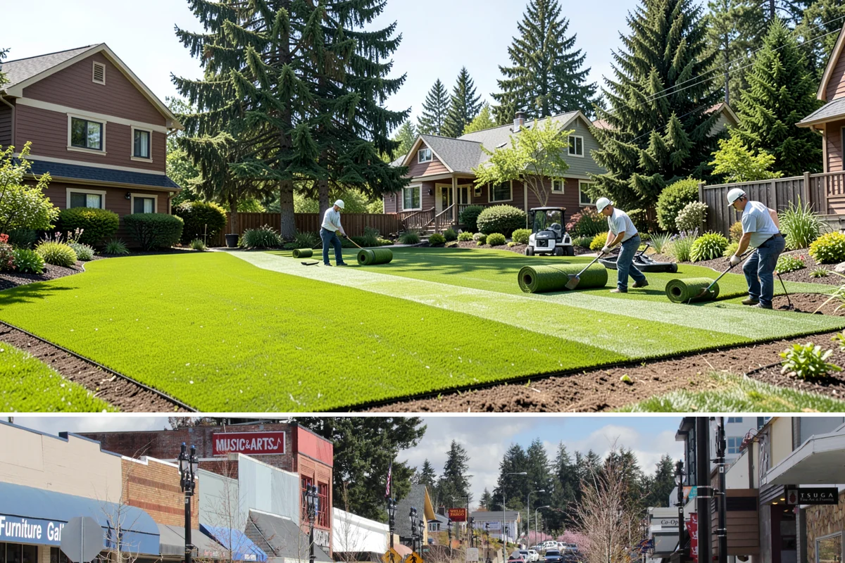 Standing Water Solutions in Bothell, King County, WA - Assessment can happen during the wet season to see the problem in action, while installation is smoothest in drier months.