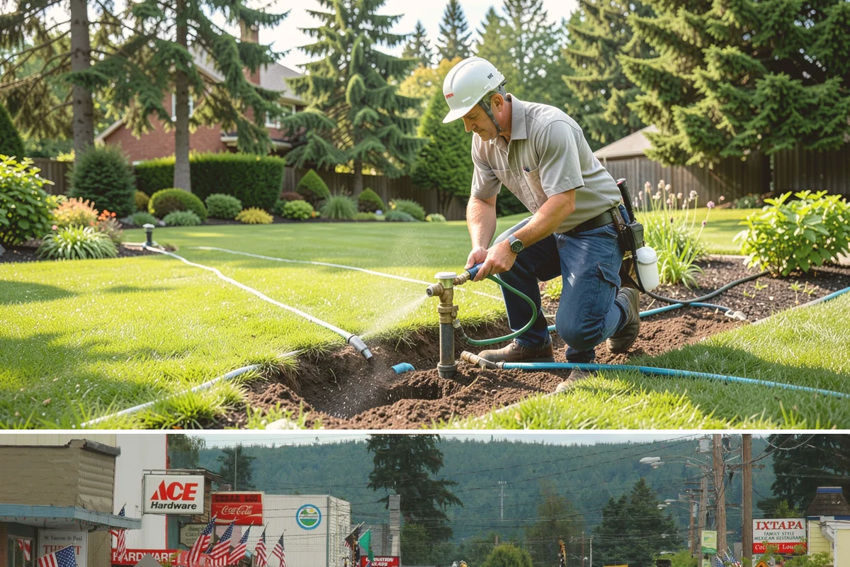 Standing Water Solutions in Carnation, King County, WA - Assessment can happen during the wet season to see the problem in action, while installation is smoothest in drier months.