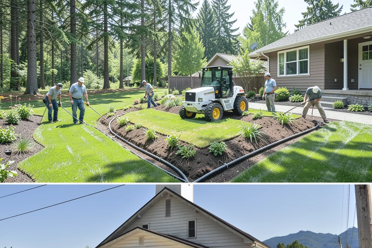 Standing Water Solutions in Concrete, Skagit County, WA - Assessment can happen during the wet season to see the problem in action, while installation is smoothest in drier months.