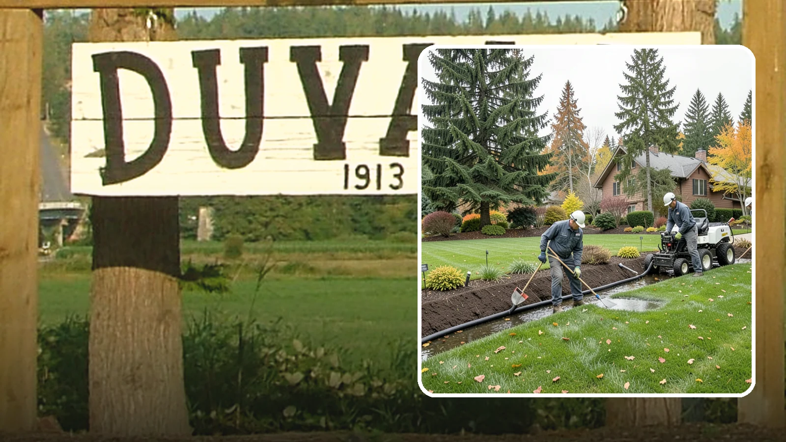 Standing Water Solutions in Duvall, King County, WA - We diagnose and correct persistent standing water using the right mix of grading, drains, and infiltration for your specific site.