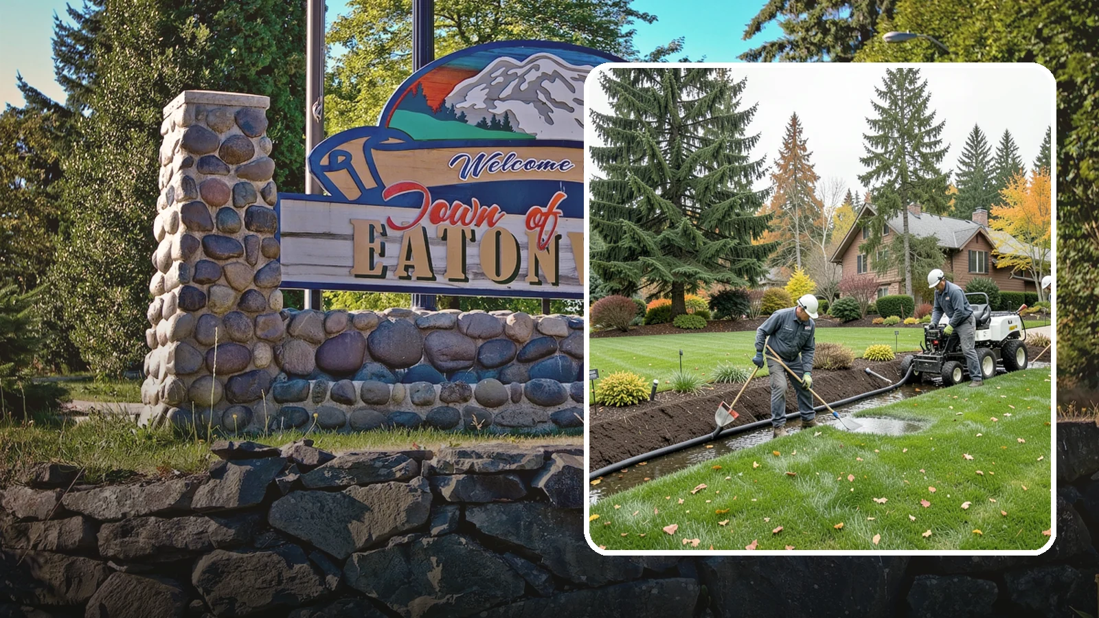 Standing Water Solutions in Eatonville, Pierce County, WA - We diagnose and correct persistent standing water using the right mix of grading, drains, and infiltration for your specific site.