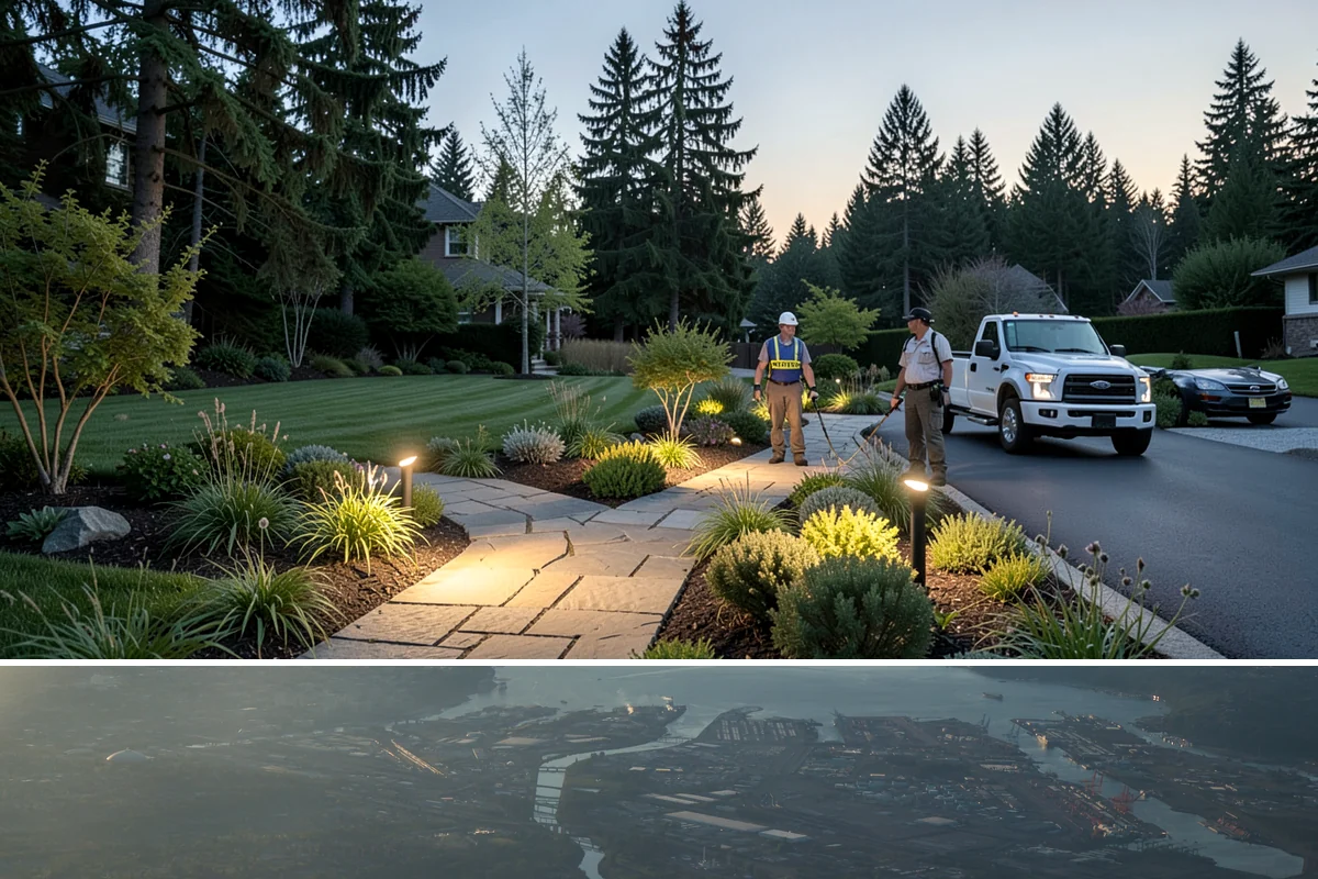 Standing Water Solutions in Fife, Pierce County, WA - Assessment can happen during the wet season to see the problem in action, while installation is smoothest in drier months.