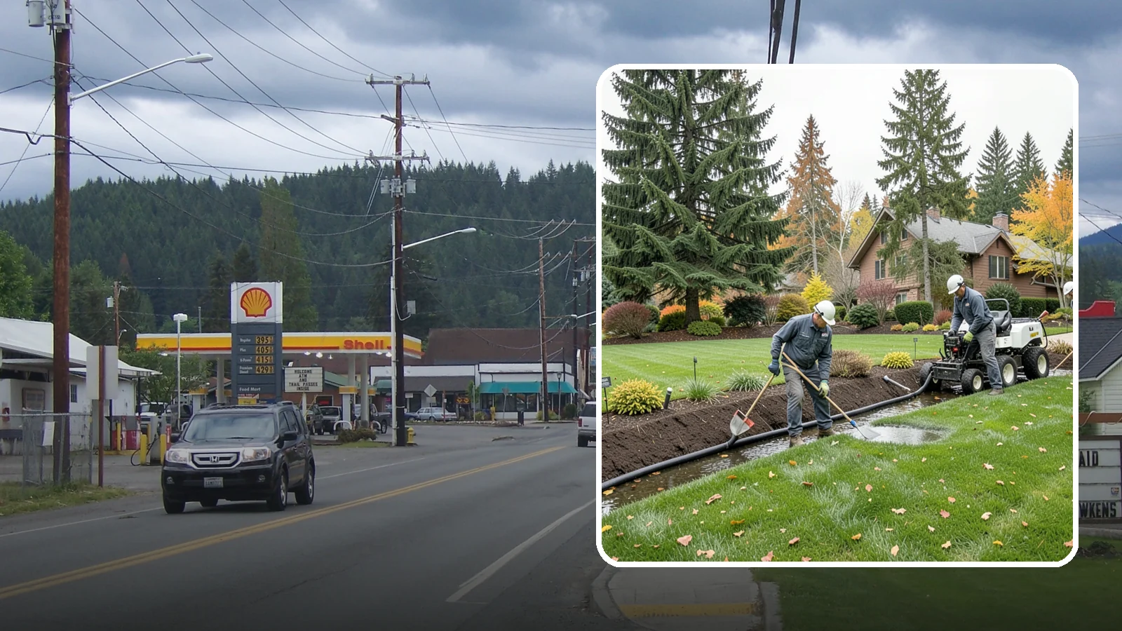 Standing Water Solutions in Granite Falls, Snohomish County, WA - We diagnose and correct persistent standing water using the right mix of grading, drains, and infiltration for your specific site.