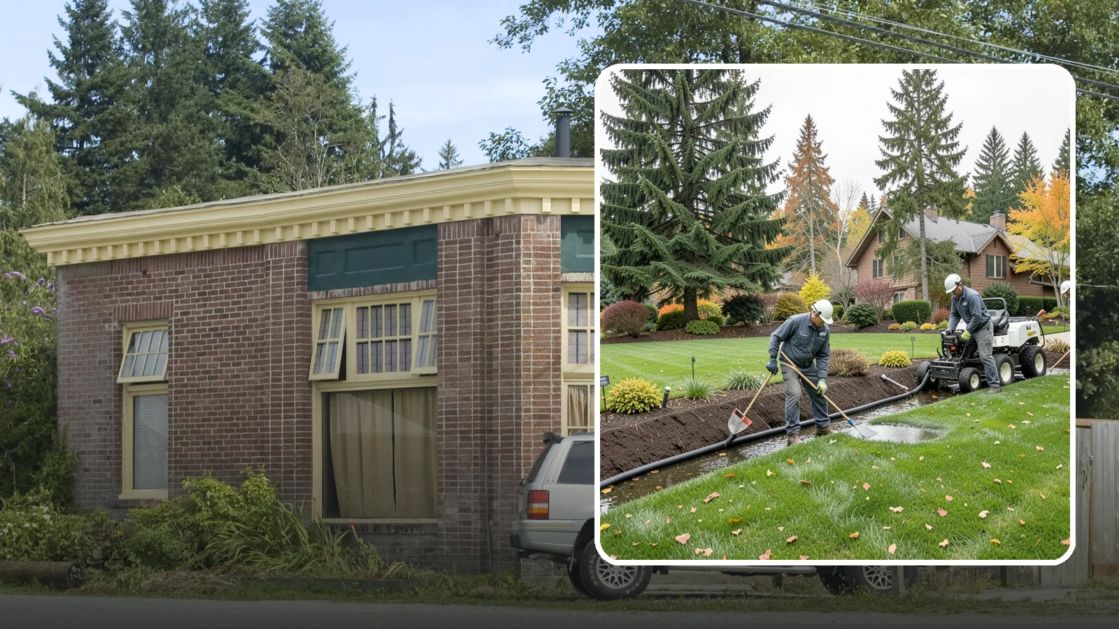 Standing Water Solutions in Hamilton, Skagit County, WA - We diagnose and correct persistent standing water using the right mix of grading, drains, and infiltration for your specific site.