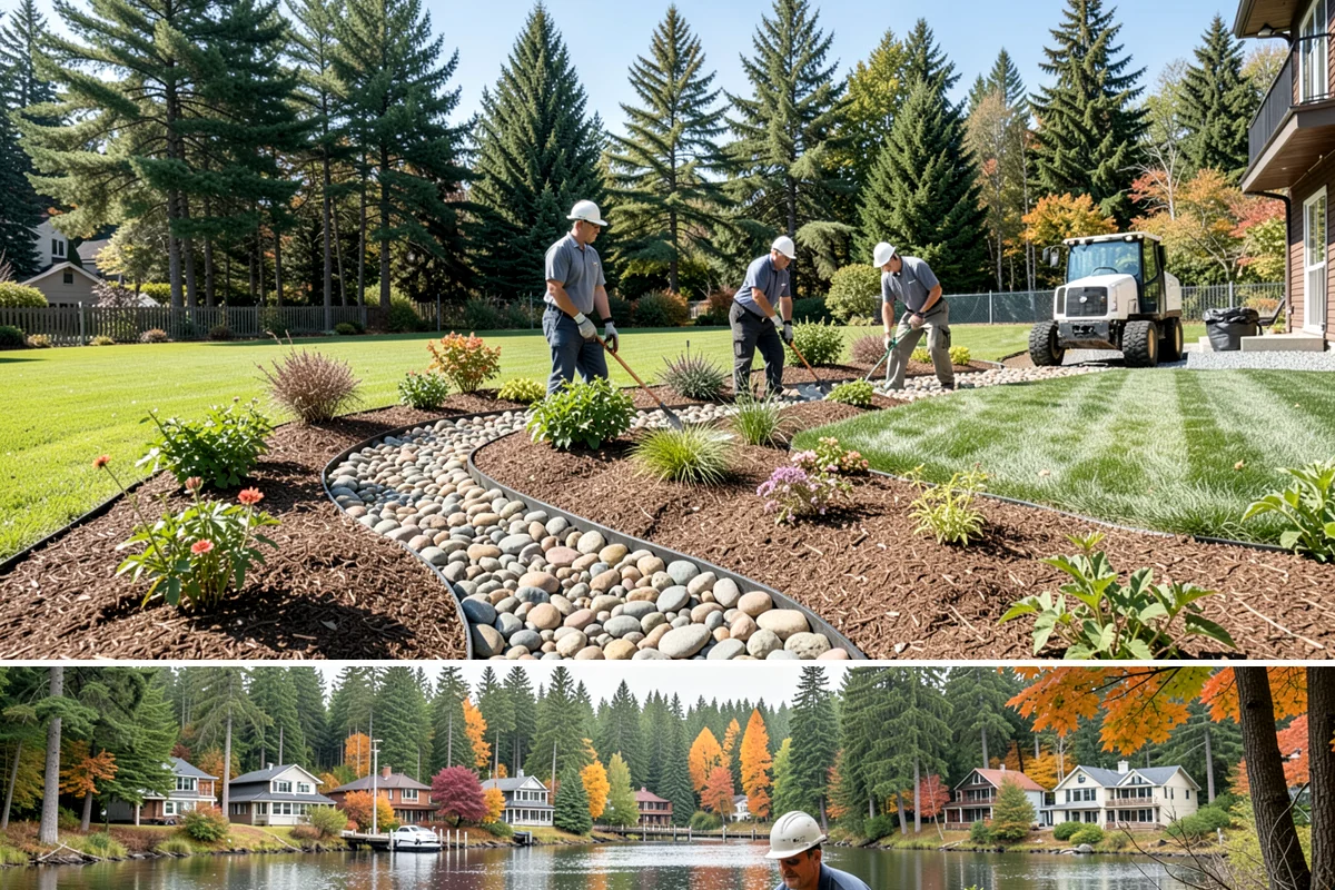 Standing Water Solutions in La Conner, Skagit County, WA - Assessment can happen during the wet season to see the problem in action, while installation is smoothest in drier months.
