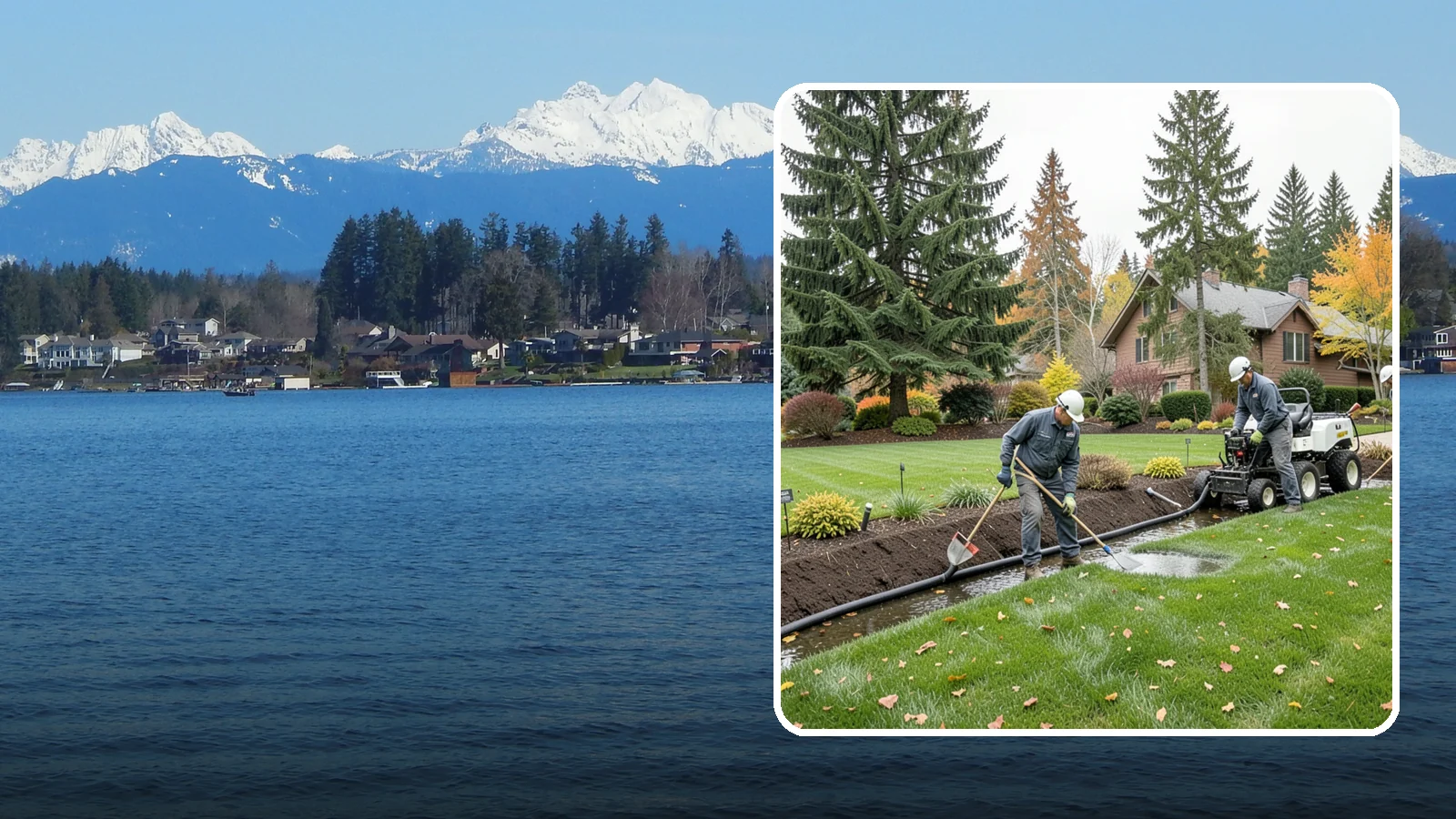 Standing Water Solutions in Lake Stevens, Snohomish County, WA - We diagnose and correct persistent standing water using the right mix of grading, drains, and infiltration for your specific site.