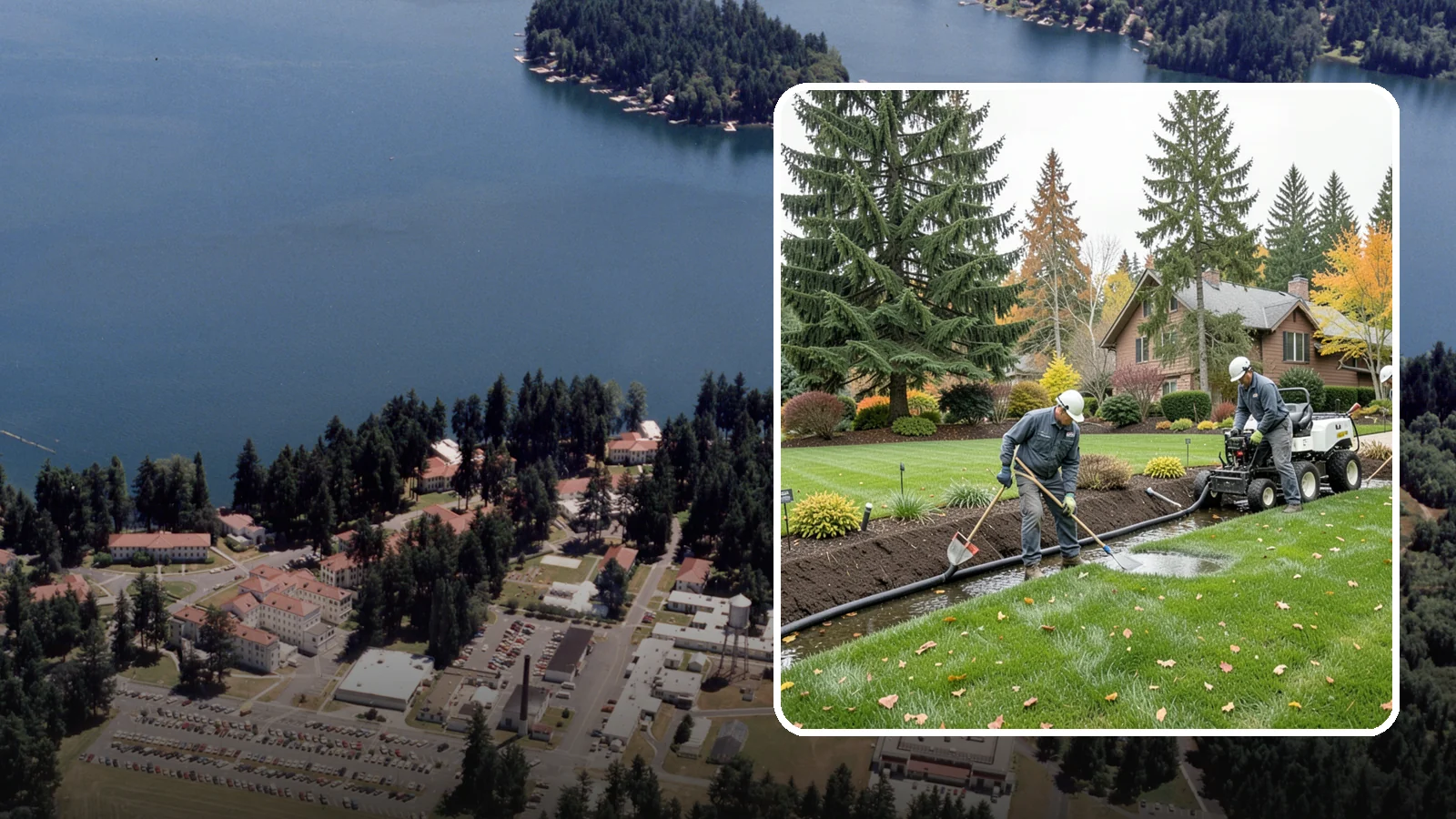Standing Water Solutions in Lakewood, Pierce County, WA - We diagnose and correct persistent standing water using the right mix of grading, drains, and infiltration for your specific site.