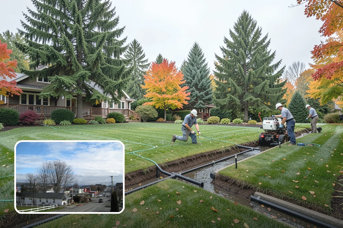 Standing Water Solutions in Langley, Island County, WA - Root-cause diagnosis of persistent pooling