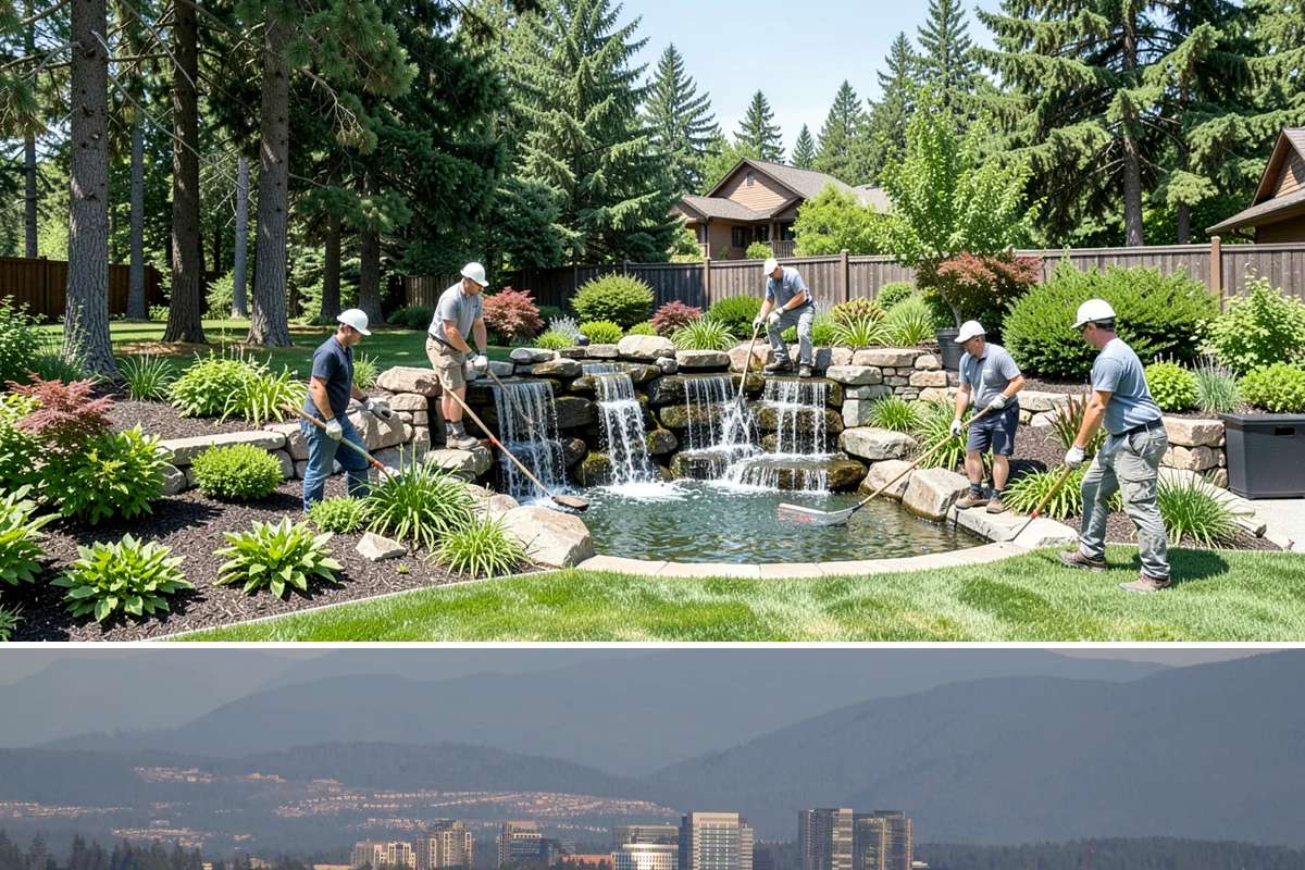 Standing Water Solutions in Medina, King County, WA - Assessment can happen during the wet season to see the problem in action, while installation is smoothest in drier months.
