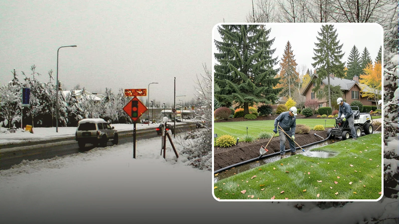 Standing Water Solutions in Newcastle, King County, WA - We diagnose and correct persistent standing water using the right mix of grading, drains, and infiltration for your specific site.