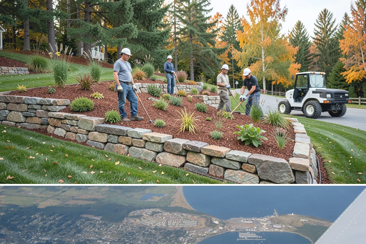 Standing Water Solutions in Oak Harbor, Island County, WA - Assessment can happen during the wet season to see the problem in action, while installation is smoothest in drier months.