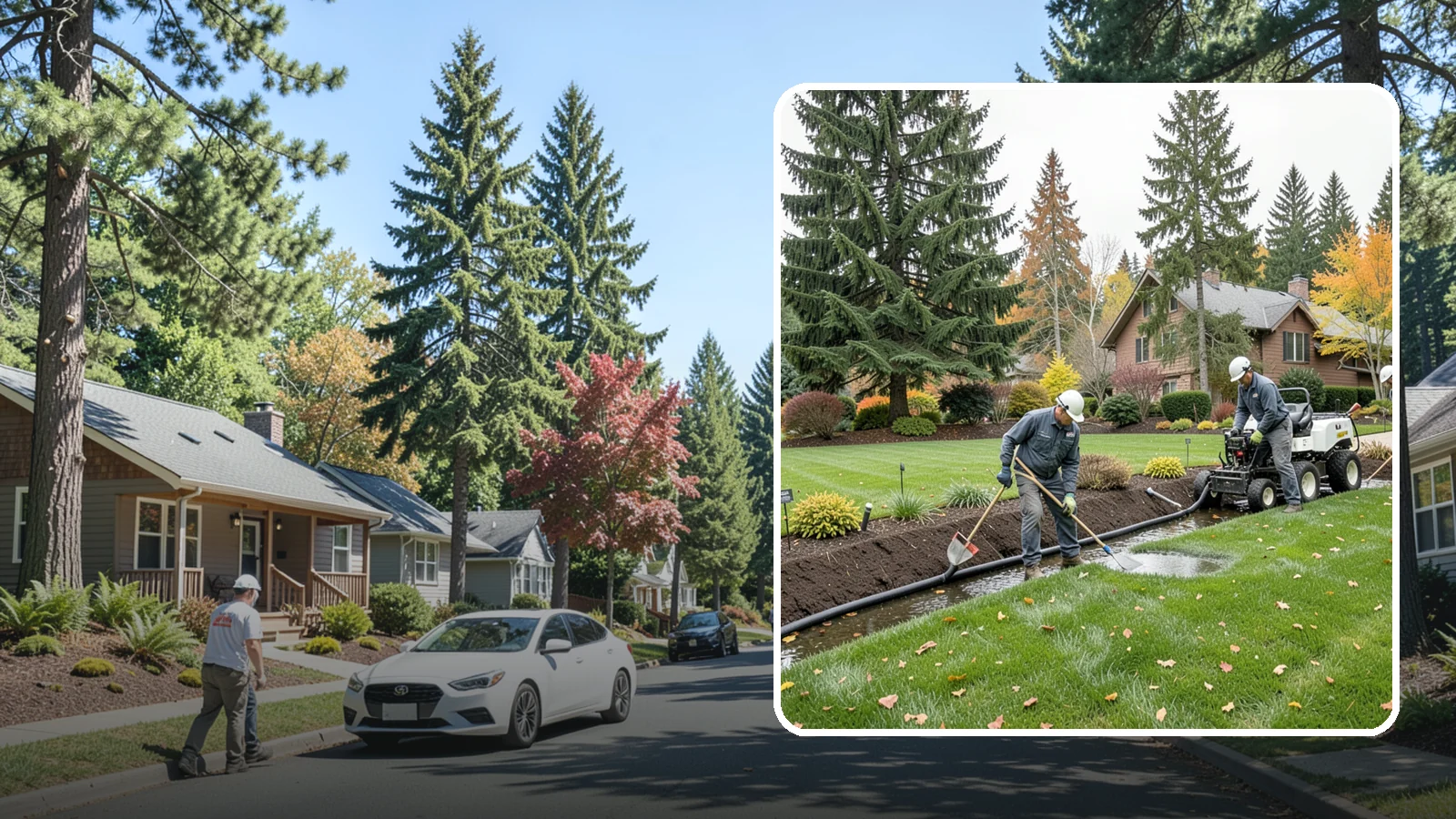 Standing Water Solutions in Orting, Pierce County, WA - We diagnose and correct persistent standing water using the right mix of grading, drains, and infiltration for your specific site.