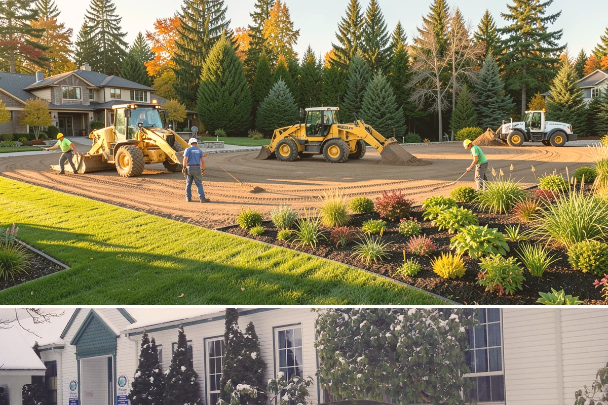 Standing Water Solutions in Pacific, King County, WA - Assessment can happen during the wet season to see the problem in action, while installation is smoothest in drier months.