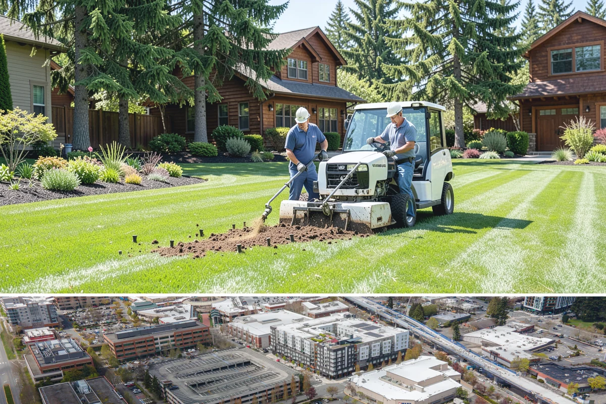 Standing Water Solutions in Redmond, King County, WA - Assessment can happen during the wet season to see the problem in action, while installation is smoothest in drier months.