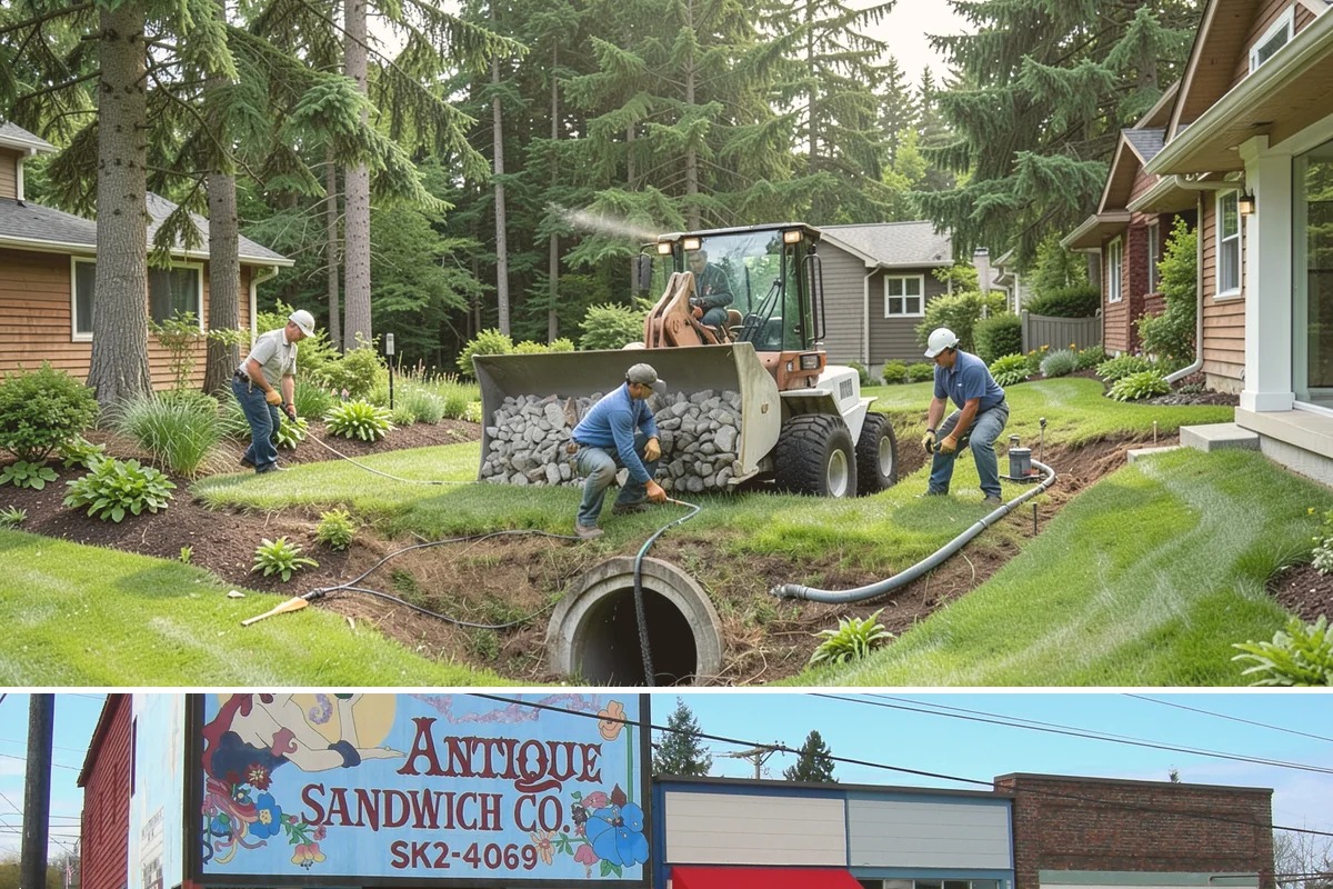 Standing Water Solutions in Ruston, Pierce County, WA - Assessment can happen during the wet season to see the problem in action, while installation is smoothest in drier months.