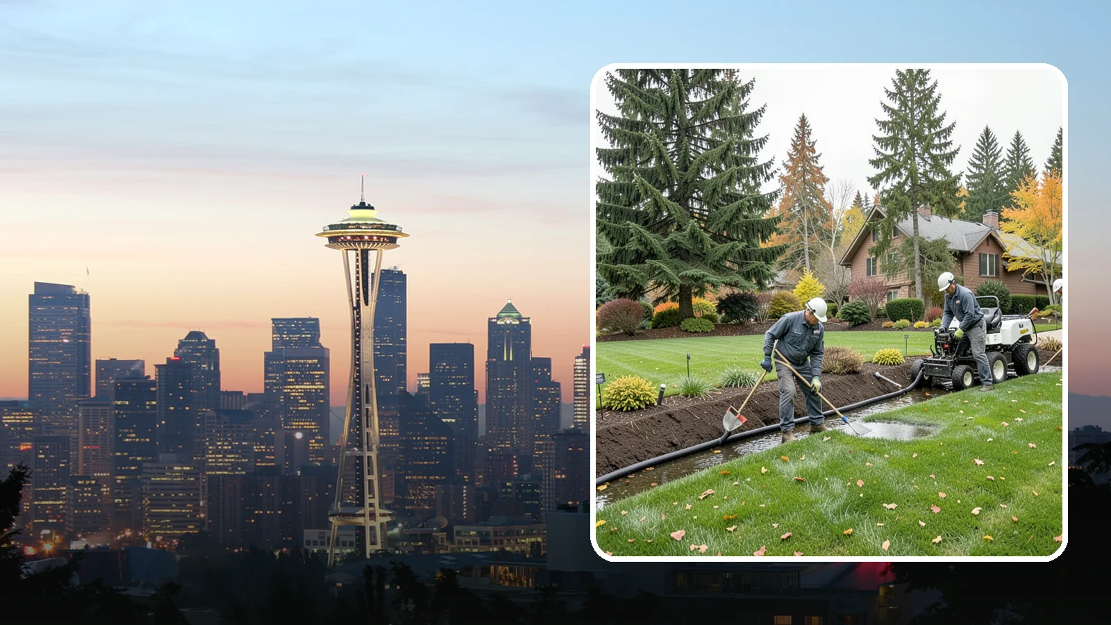 Standing Water Solutions in Seattle, King County, WA - We diagnose and correct persistent standing water using the right mix of grading, drains, and infiltration for your specific site.