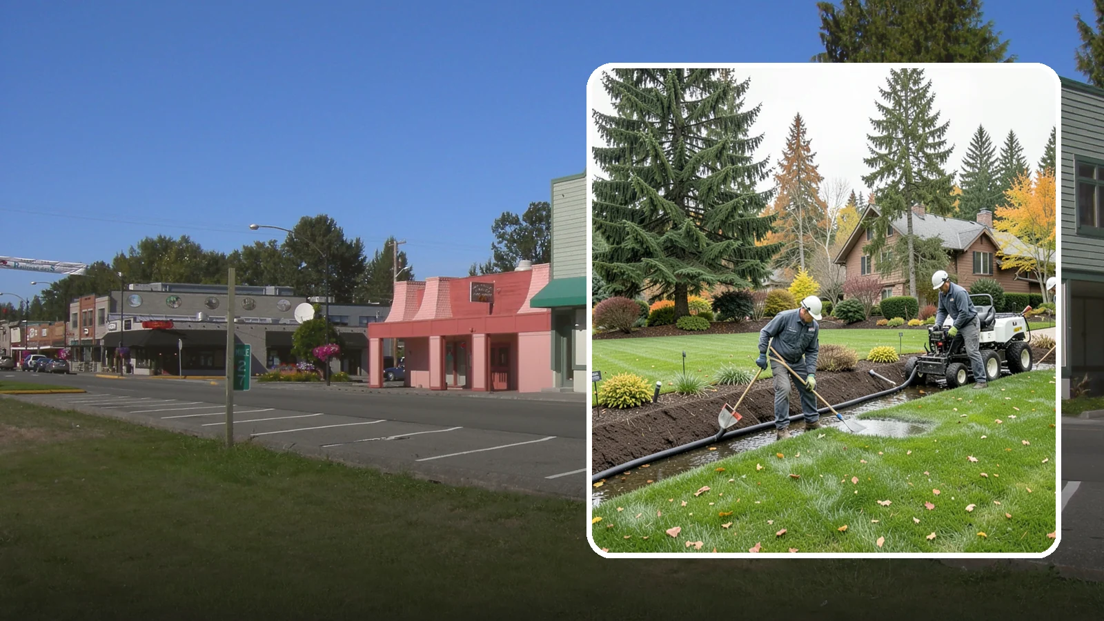 Standing Water Solutions in Snoqualmie, King County, WA - We diagnose and correct persistent standing water using the right mix of grading, drains, and infiltration for your specific site.