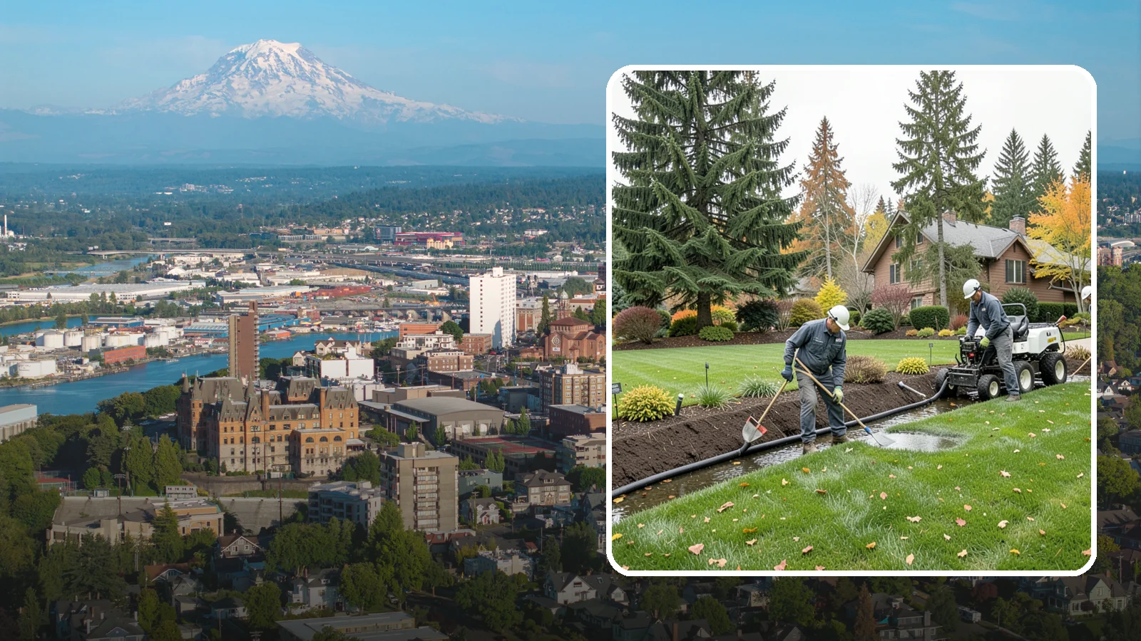 Standing Water Solutions in Tacoma, Pierce County, WA - We diagnose and correct persistent standing water using the right mix of grading, drains, and infiltration for your specific site.