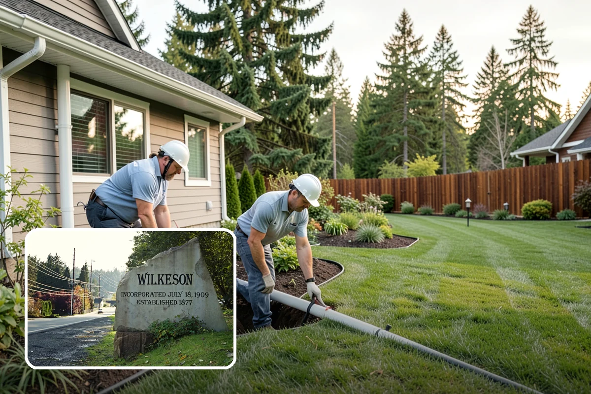Standing Water Solutions in Wilkeson, Pierce County, WA - Root-cause diagnosis of persistent pooling
