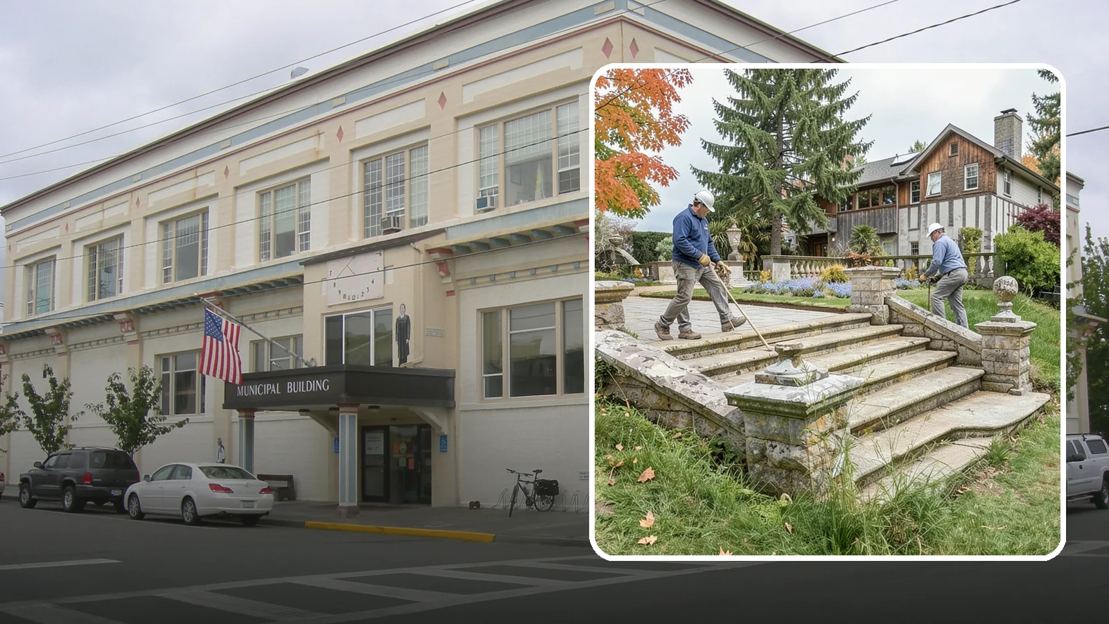 Stone Steps Installation in Anacortes, Skagit County, WA - Natural stone steps that safely and beautifully connect changes in grade throughout your landscape.