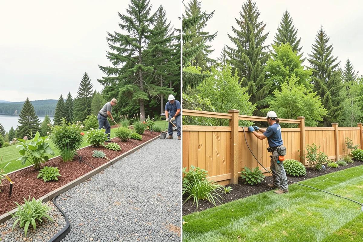 Stone Steps Installation in Brier, Snohomish County, WA - Assess the grade and step layout