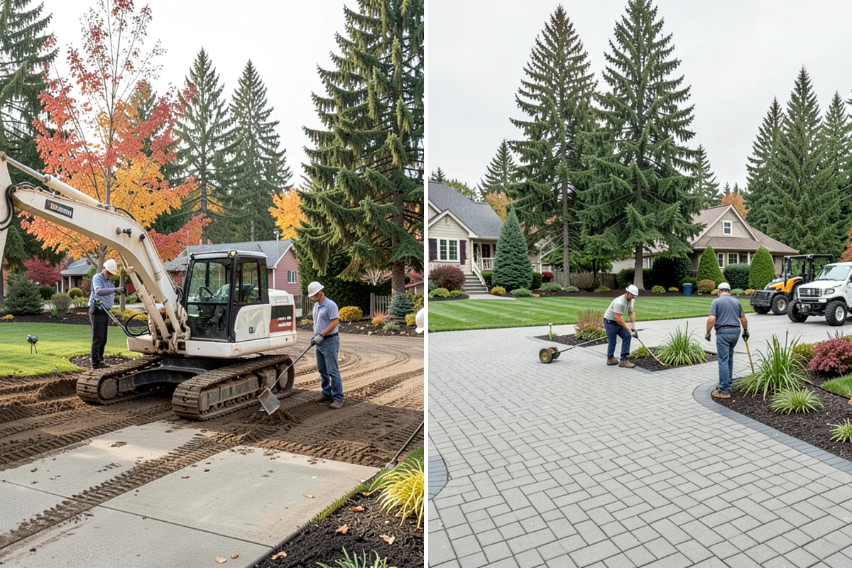 Stone Steps Installation in Clyde Hill, King County, WA - Assess the grade and step layout