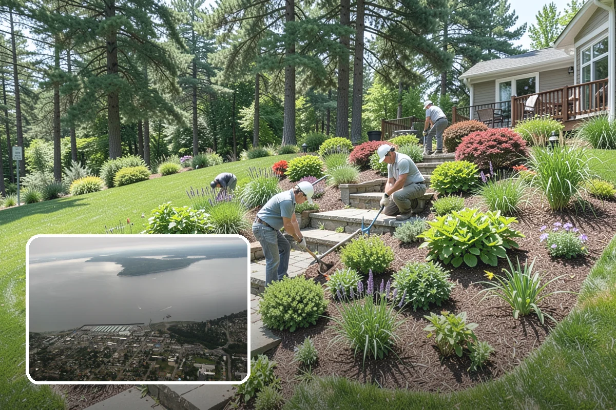 Stone Steps Installation in Des Moines, King County, WA - Safe passage across grade changes