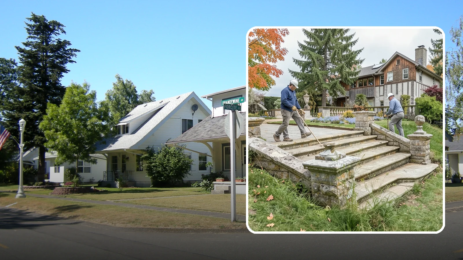 Stone Steps Installation in DuPont, Pierce County, WA - Natural stone steps that safely and beautifully connect changes in grade throughout your landscape.