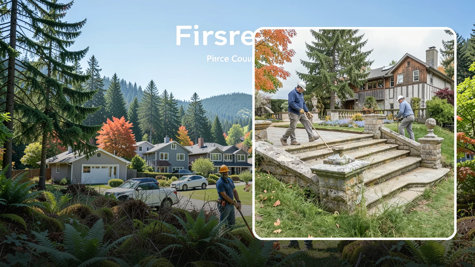 Stone Steps Installation in Fircrest, Pierce County, WA - Natural stone steps that safely and beautifully connect changes in grade throughout your landscape.