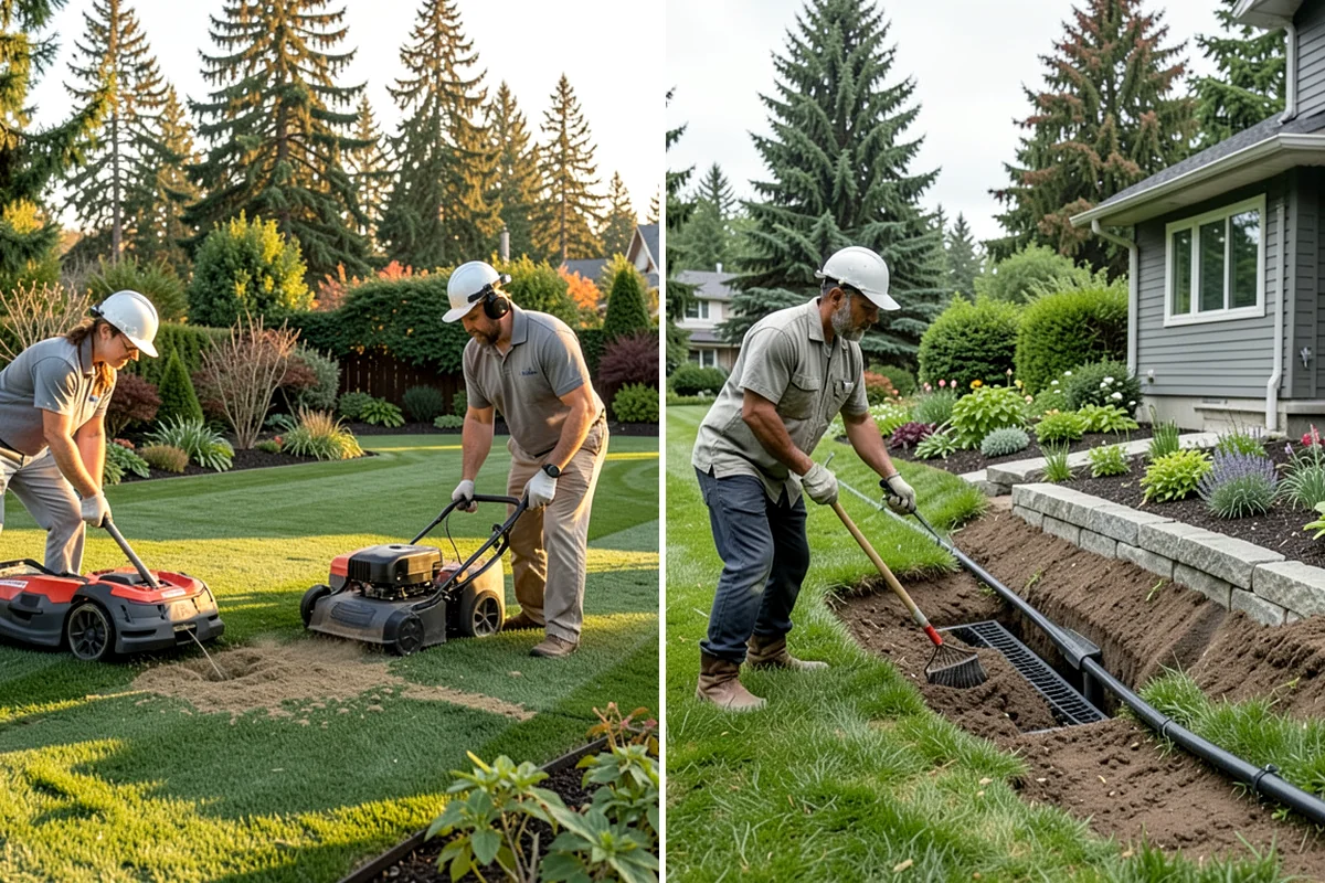 Stone Steps Installation in Gig Harbor, Pierce County, WA - Assess the grade and step layout