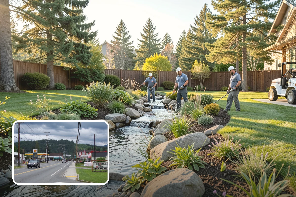 Stone Steps Installation in Granite Falls, Snohomish County, WA - Safe passage across grade changes