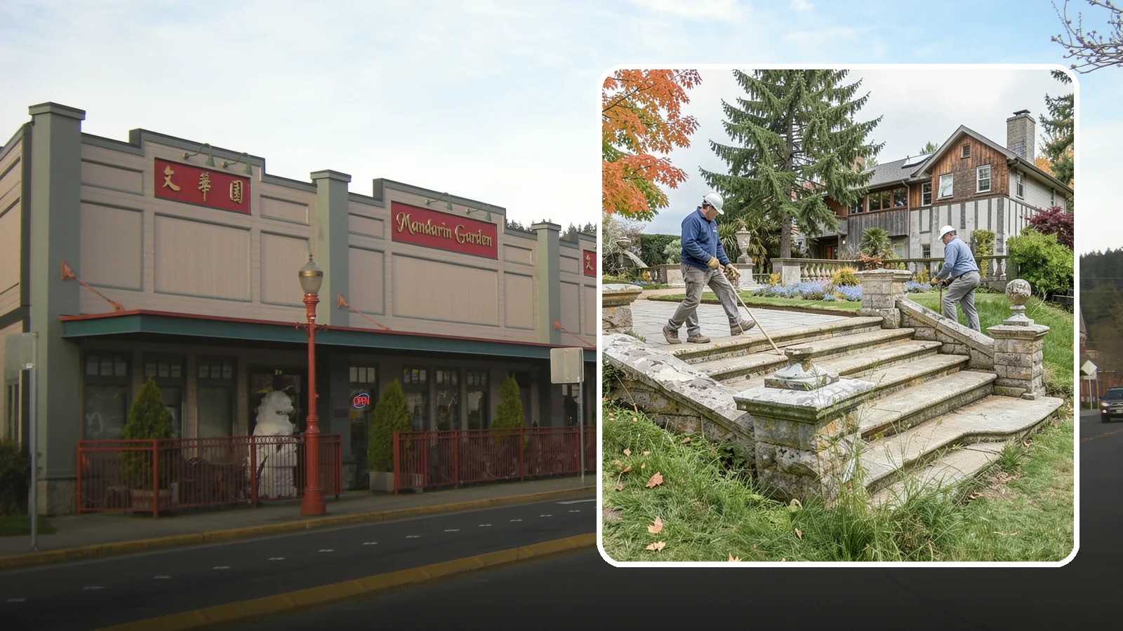 Stone Steps Installation in Issaquah, King County, WA - Natural stone steps that safely and beautifully connect changes in grade throughout your landscape.
