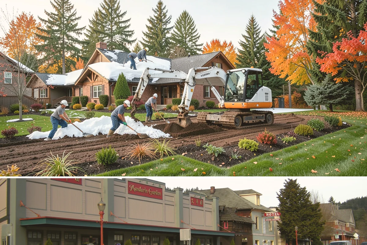 Stone Steps Installation in Issaquah, King County, WA - Best built spring through fall.