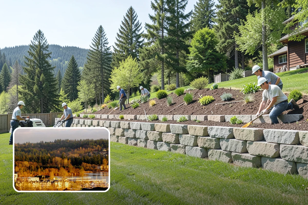 Stone Steps Installation in Kenmore, King County, WA - Safe passage across grade changes