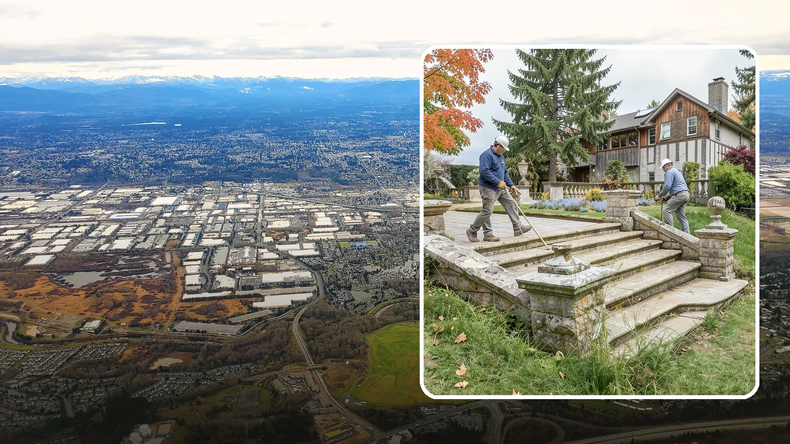 Stone Steps Installation in Kent, King County, WA - Natural stone steps that safely and beautifully connect changes in grade throughout your landscape.