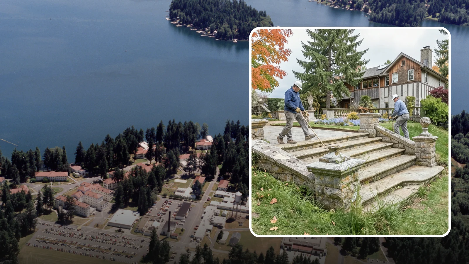 Stone Steps Installation in Lakewood, Pierce County, WA - Natural stone steps that safely and beautifully connect changes in grade throughout your landscape.
