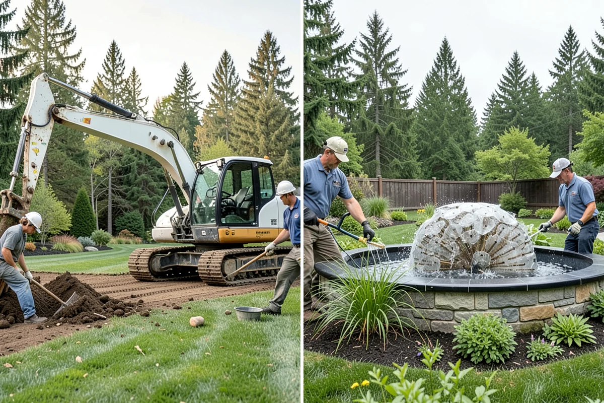Stone Steps Installation in Lakewood, Pierce County, WA - Assess the grade and step layout