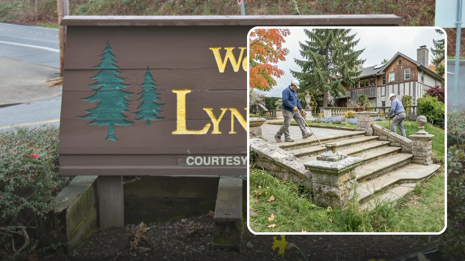 Stone Steps Installation in Lynnwood, Snohomish County, WA - Natural stone steps that safely and beautifully connect changes in grade throughout your landscape.