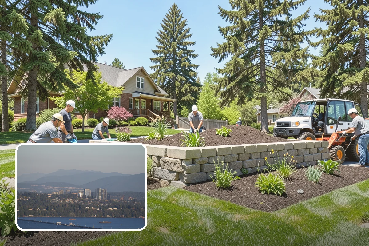 Stone Steps Installation in Medina, King County, WA - Safe passage across grade changes