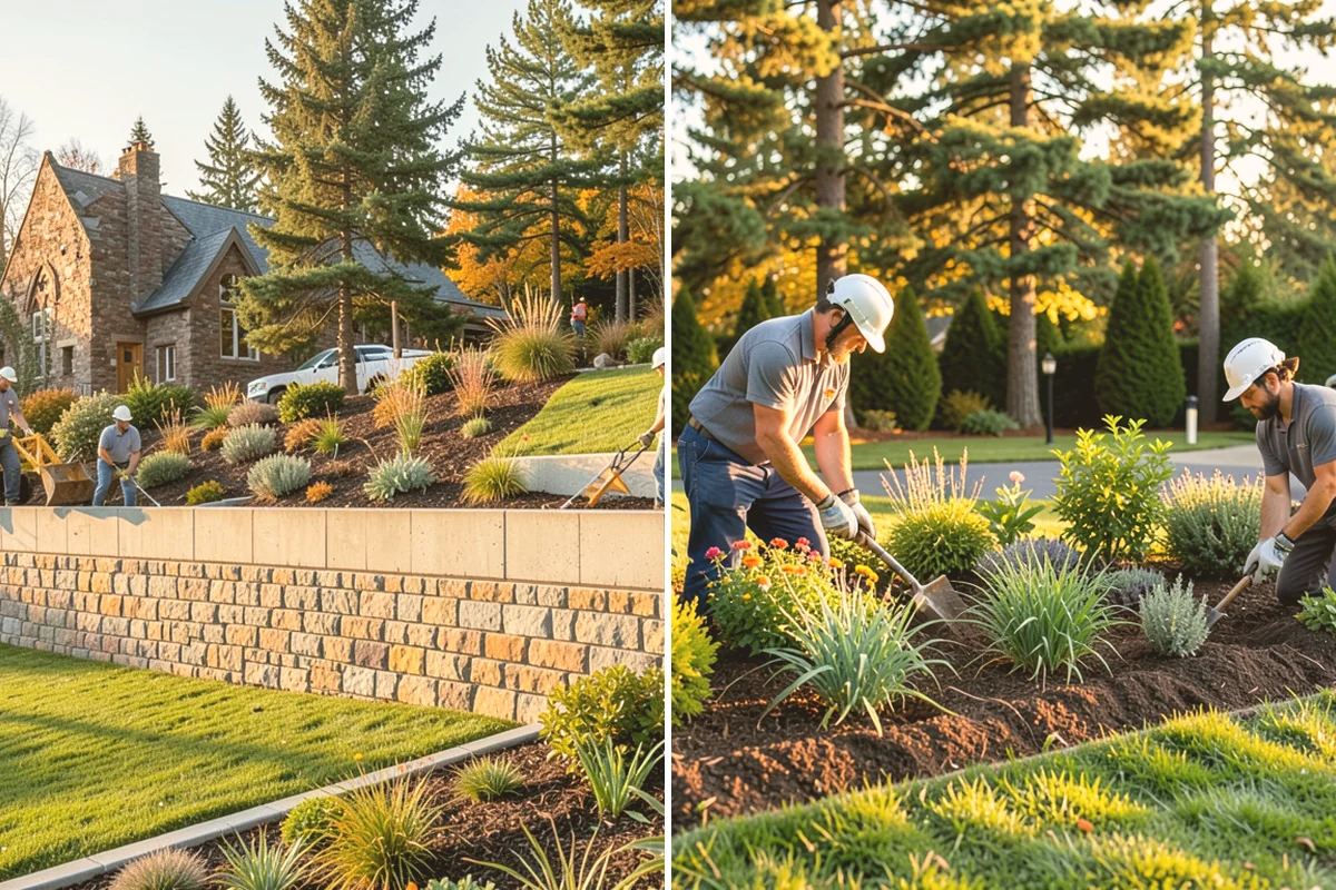 Stone Steps Installation in Mount Vernon, Skagit County, WA - Assess the grade and step layout