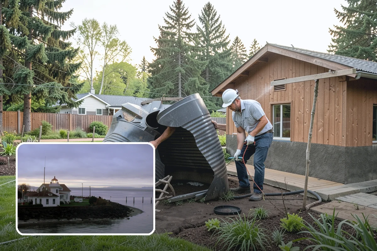 Stone Steps Installation in Mukilteo, Snohomish County, WA - Safe passage across grade changes
