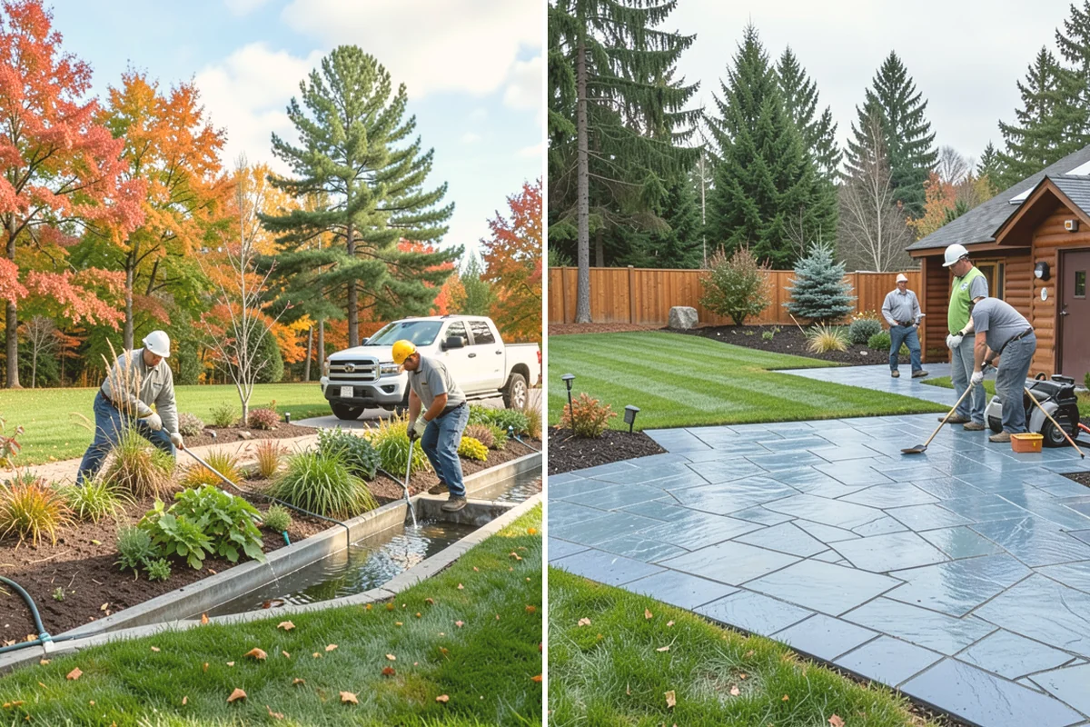 Stone Steps Installation in Newcastle, King County, WA - Assess the grade and step layout