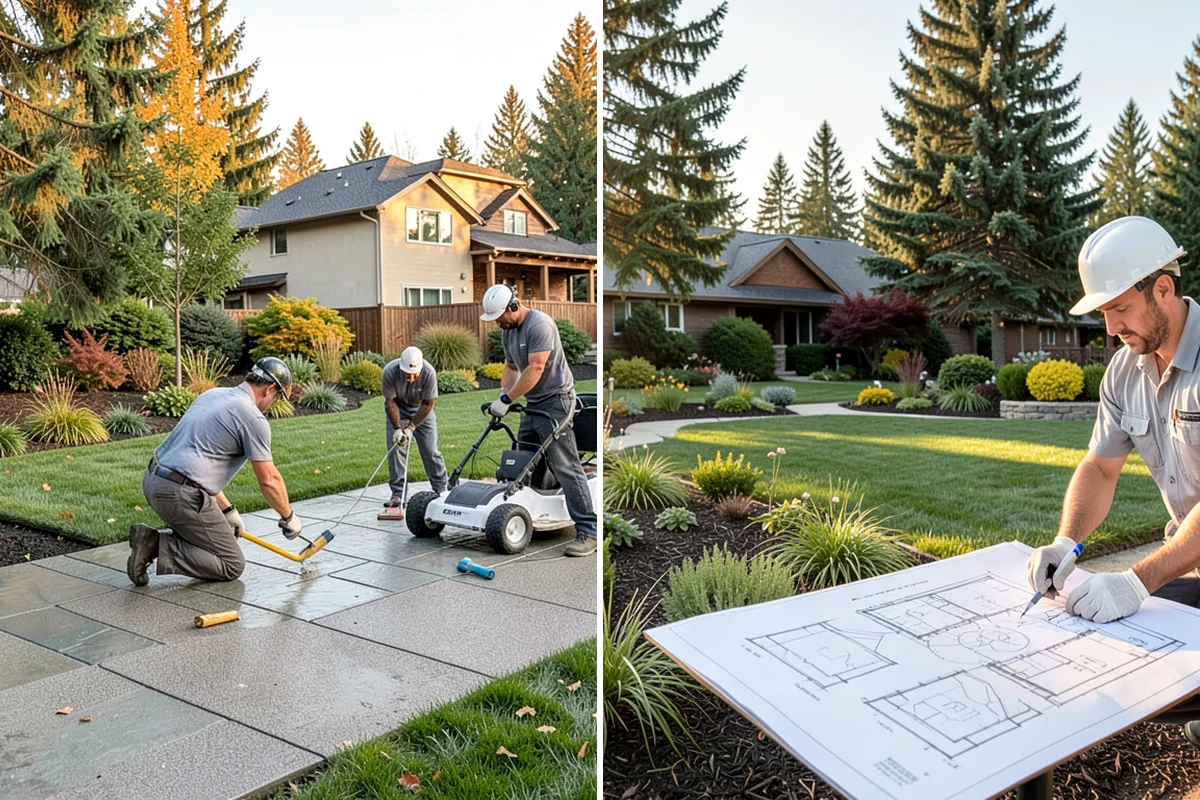 Stone Steps Installation in Normandy Park, King County, WA - Assess the grade and step layout