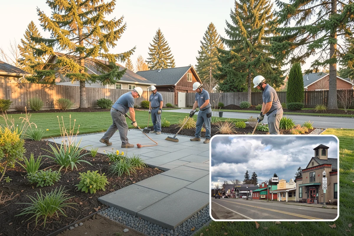 Stone Steps Installation in Roy, Pierce County, WA - Safe passage across grade changes
